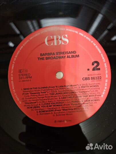 Barbra Streisand – The Broadway Album