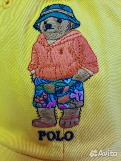 Бейсболка Polo Ralph Lauren, желтая. Оригинал