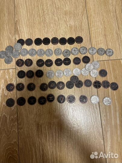 Монетки из пятерочки(магнит)