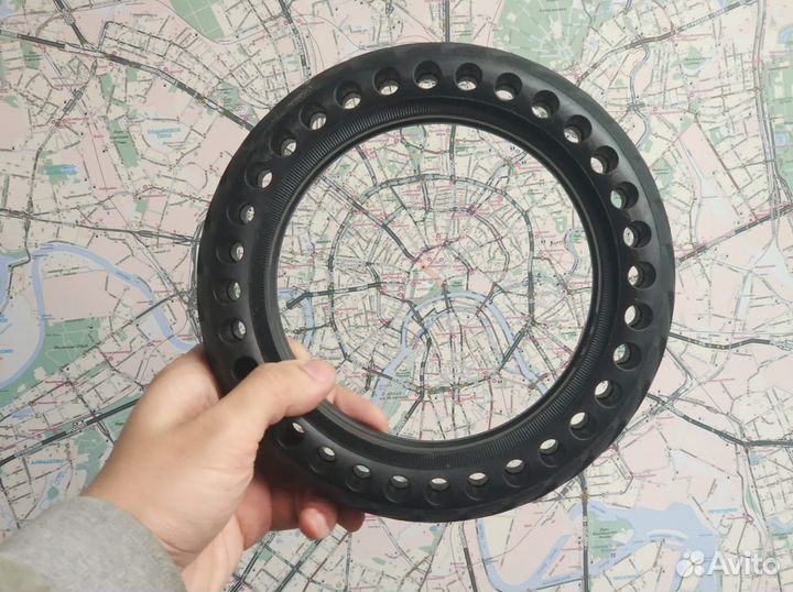 Литая бескамерная покрышка на самокат Xiaomi