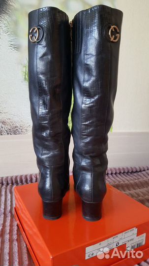 Сапоги кожаные осенние diverso