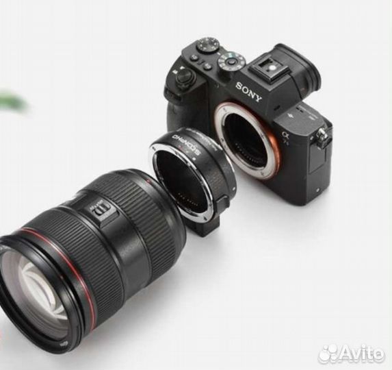 Адаптер с камеры Sony E на Canon