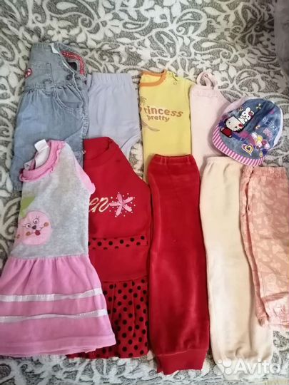 Пакет одежды для девочки 86 92 см