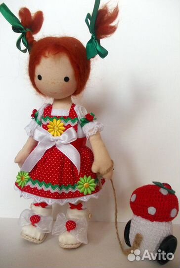 Интерьерные куколки ручной работы, листайте фото