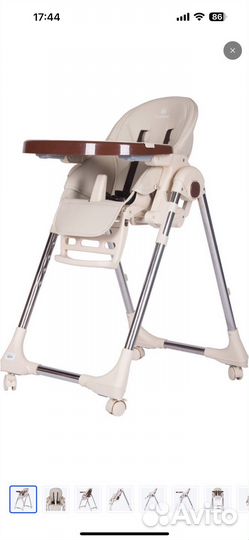 Стульчик для кормления luxmom