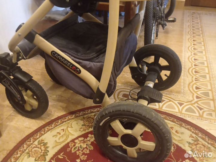 Коляска camarelo 3 в 1