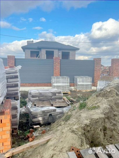 Забор из жалюзи ламелей под ключ