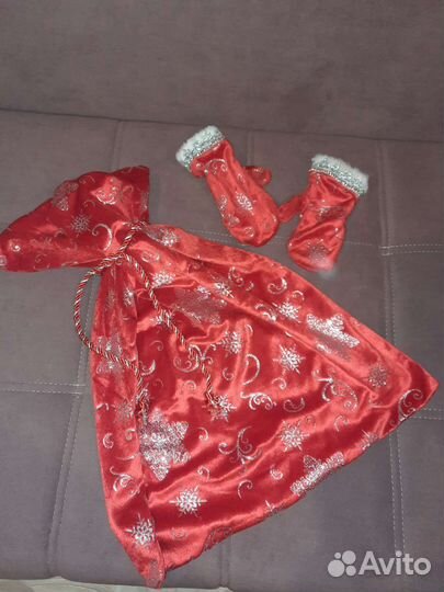 Костюм деда мороза детский