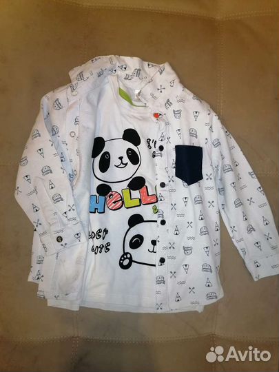 Рубашка и футболка на мальчика