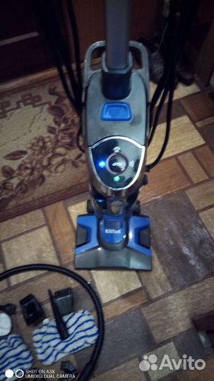 Вертикальный пылесос с парогенератором