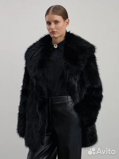 Шуба искуственная в стиле Zara