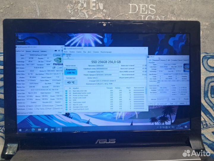 Asus i3/8gb/ssd/Geforce 630 2gb