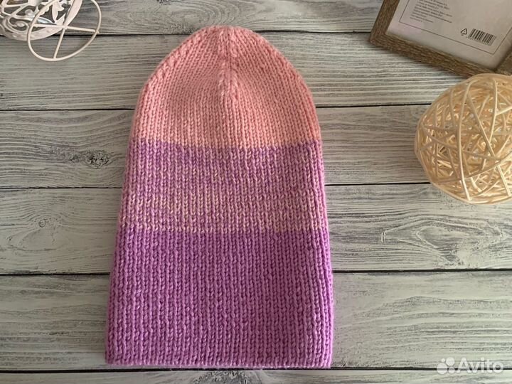 Шапка с удлиненной макушкой