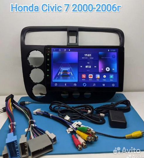 Магнитола Android Honda Civic 7 2000-2006г