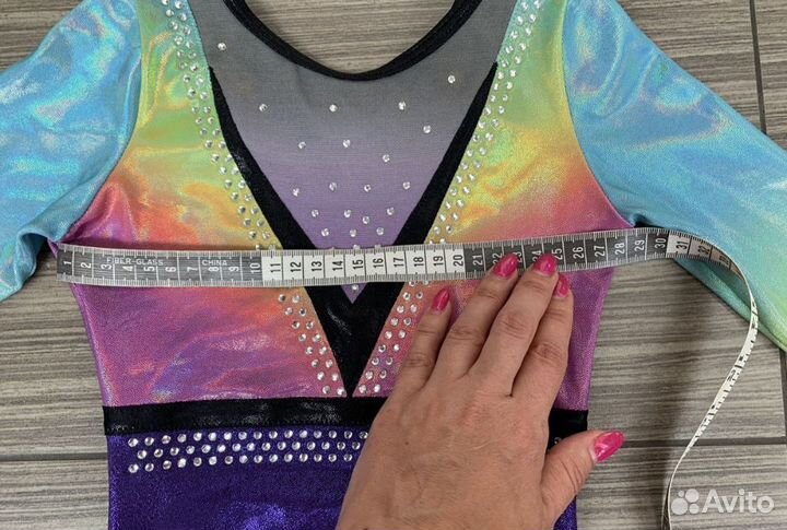 Купальник гимнастический для выступлений 128