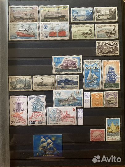 Марки корабли