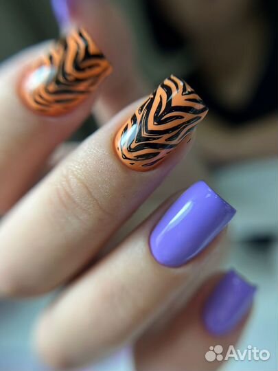 Маникюр с покрытием, наращивание ногтей