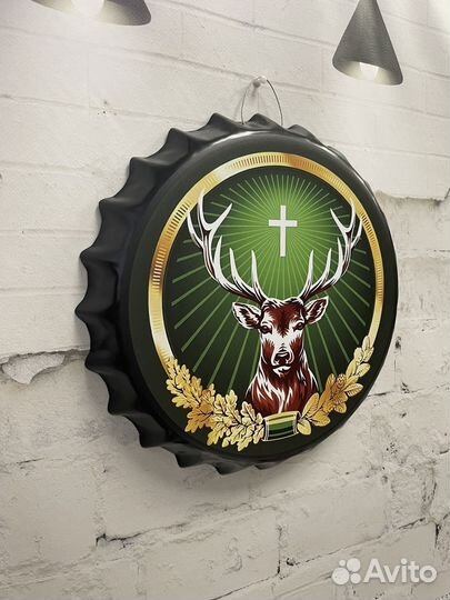 Декор на стену пивная пробка Jagermeister