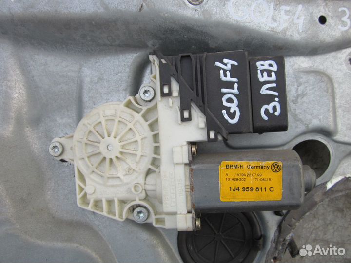 Стеклоподъемник задний левый Фольксваген Гольф 4