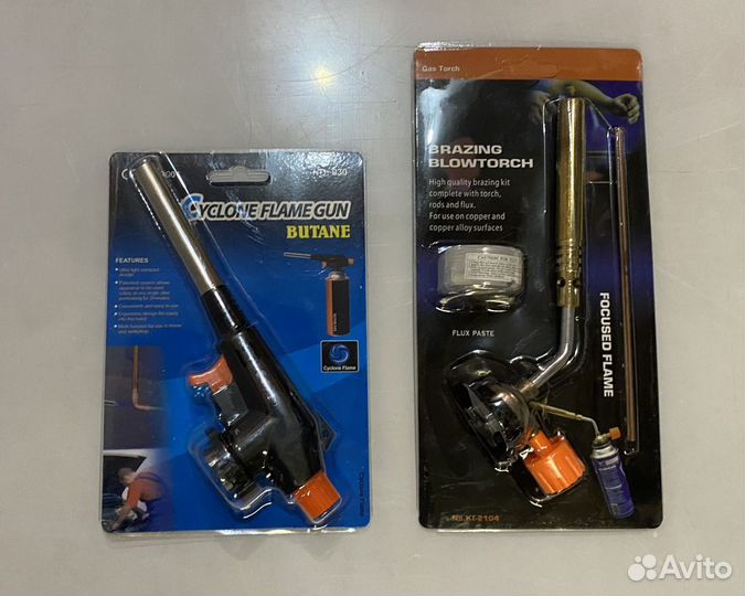 Газовая горелка на баллончик с пьезоподжигом