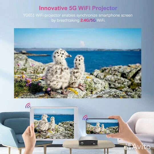 ThundeaL YG651 multiscreen проектор новый 1080