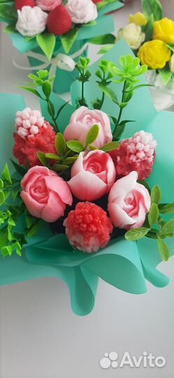 Мыло ручной работы букеты