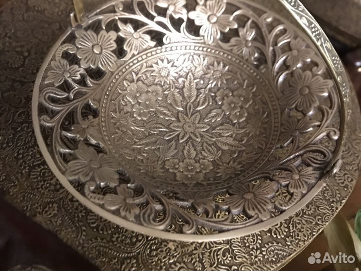 Конфетница из латуни