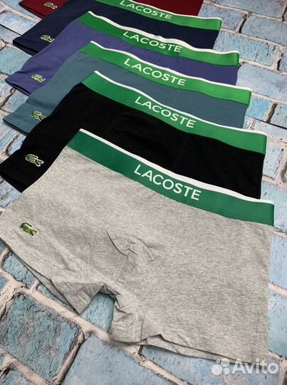 Трусы мужские боксеры lacoste