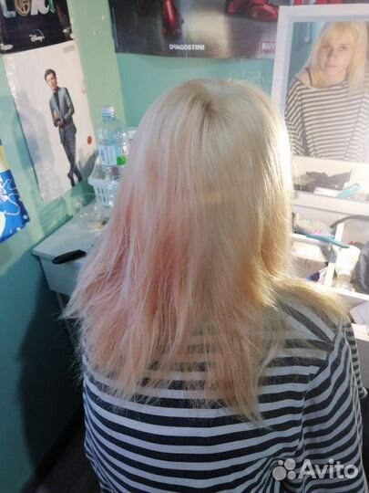 Стрижка и окрашивание волос