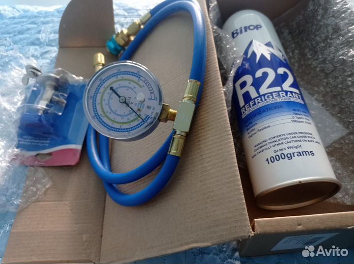 Набор для заправки кондиционера фреоном R-22