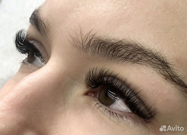 Наращивание ресниц любой объём и изгиб