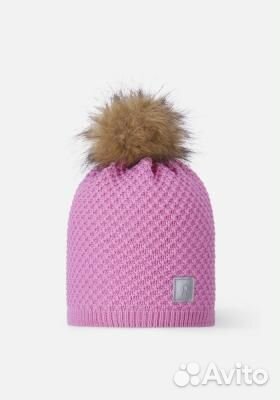 Шапка-бини Reima Talvio розовая 52