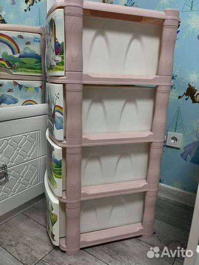 Комод детский пластиковый