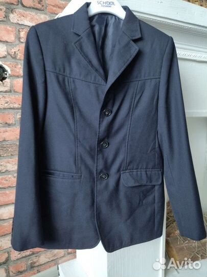 Школьный костюм для мальчика 146 синий