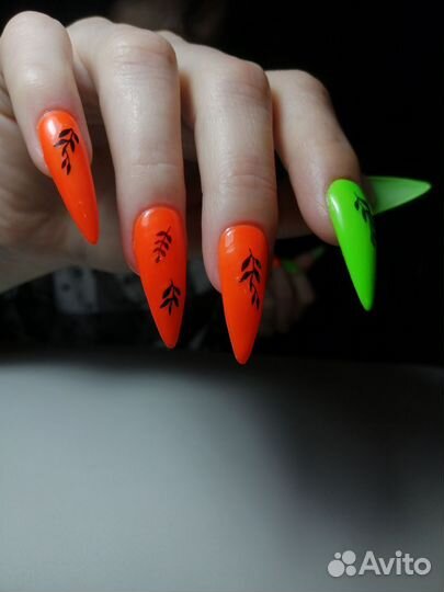 Маникюр наращивание ногтей гель лак