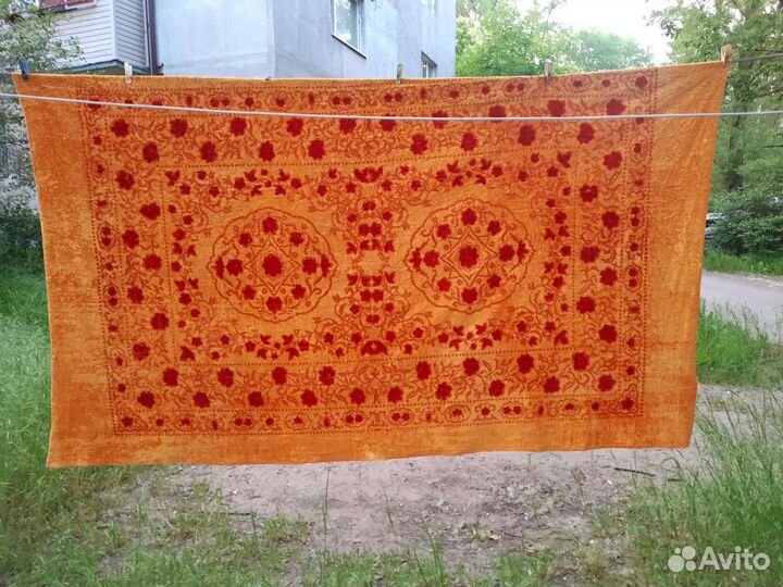 Ковер- пкрывало плюшевое эпохи СССР