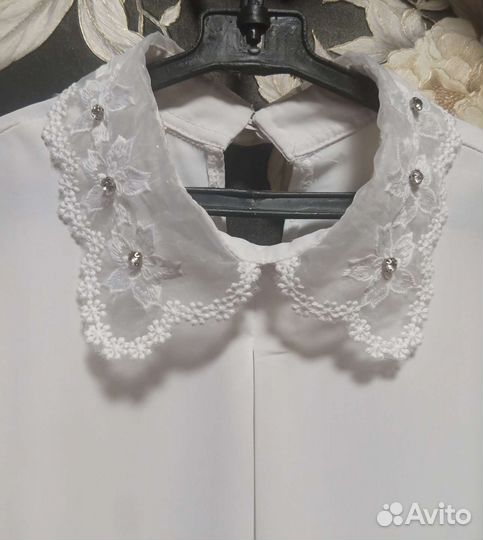 Блузка для девочки школьная