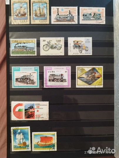 Почтовые марки транспорт