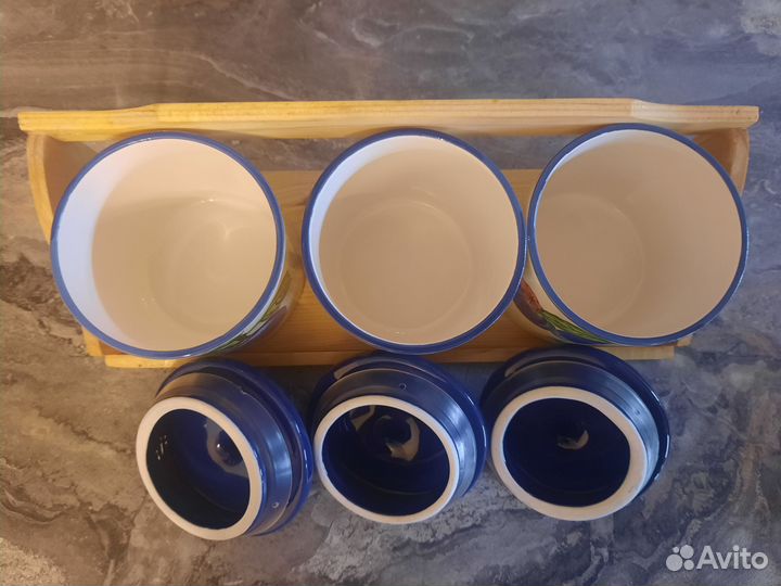 Банки для сыпучих продуктов керамика