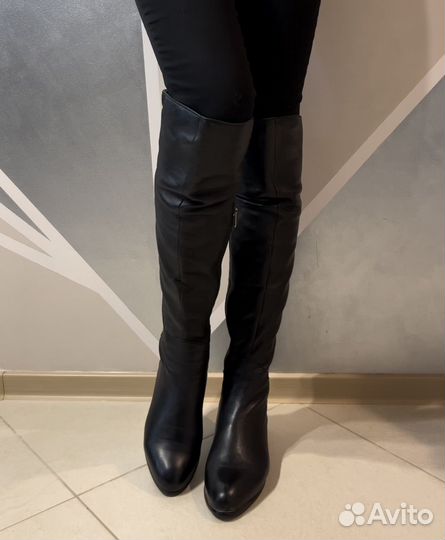 Сапоги женские натуральная кожа 39-40