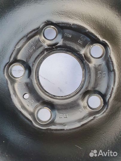4 железных диска r15 5x112 Vw, Audi, Skoda