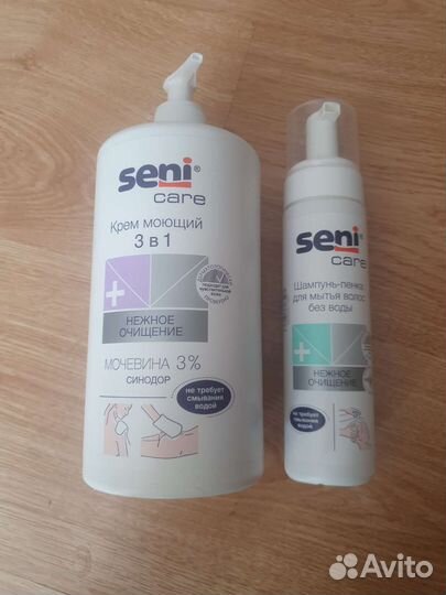 Seni Care Шампунь-пенка и крем 3 в 1