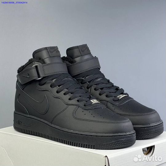 Кроссовки Nike Air Force 1 High (с мехом) (Арт.21022)
