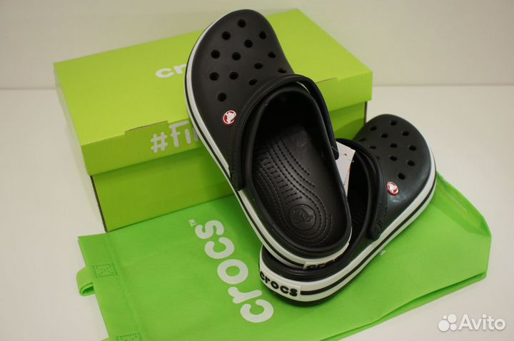 Сабо Crocs Сrocband в коробке с джиббитсами