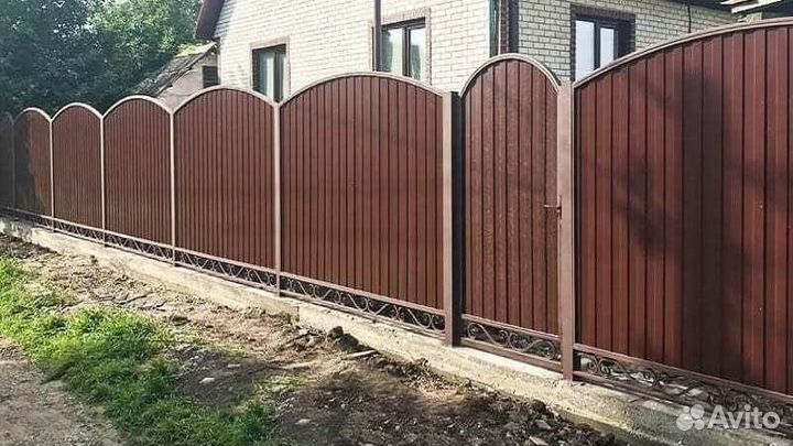 Забор из профнастила