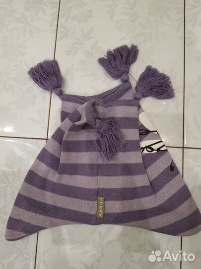 Комплект Kerry шапка и варежки, размер 52