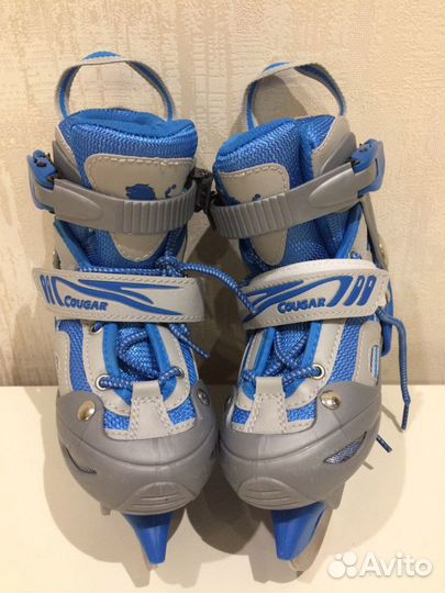 Детские коньки раздвижные 28-30 cougar