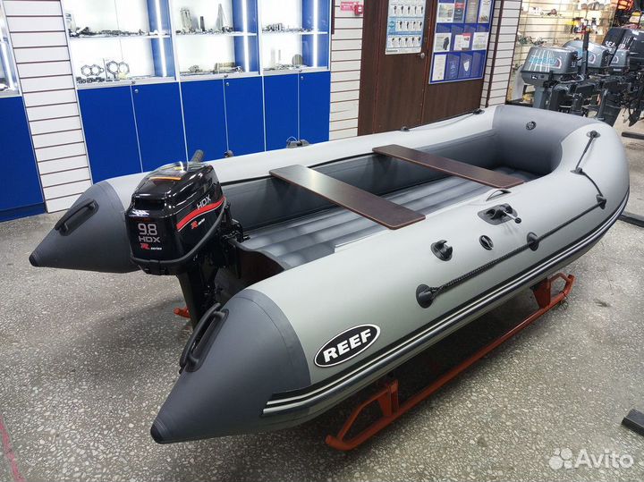 Комплект лодка Reef 325 нд + HDX 9.8 л/с