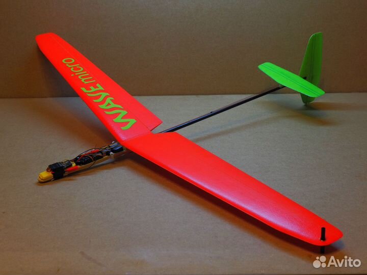 Rc модель Планер wave micro, метательный, F3K, DLG