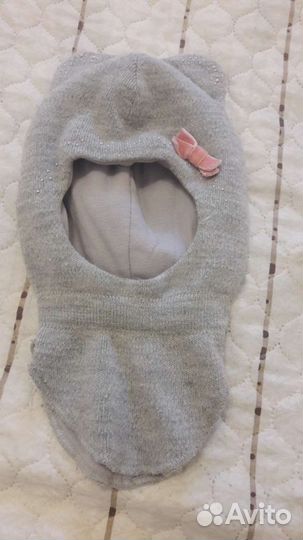 Шапка шлем для девочки